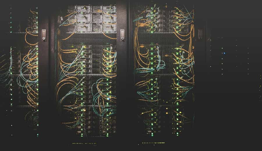 Network equipment in a server room